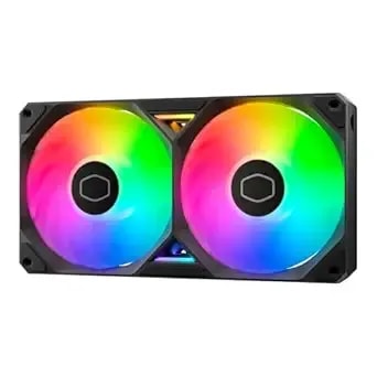 Cooler Master Sickleflow Edge 240 Single-Frame Argb Pc Case - Liquid Cooler Fan, 240mm, Convenient Single Modular Cable, Pwm 2,050 Rpm, Air Balance Blades, Loop Dynamic Bearing, Argb Lighting