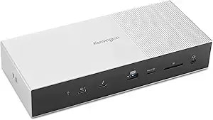 Kensington sd5000t5 Thunderbolt 5 Docking Station, Dual 6k At 60hz, 140w Pd, Compatible With Macbook m1/m2/m3/m4/m5 And Windows Thunderbolt 5 Laptops (k35201na) Black