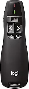 Logitech Wireless Presenter r400, Usb-A Powerpoint Clicker With Laser Pointer, Wireless Presentation Clicker Remote