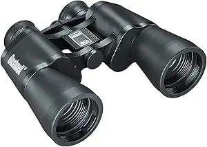 Bushnell Falcon 10x50 Wide-Angle Binoculars - Porro Prism, Instafocus, bk7, Fold-Down Eyecups, Non-Slip Grip