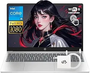 Hp 15.6" Fhd Touchscreen Laptop, 10-Core Intel i5-1334u(Beat i7-1255u Up To 4.6ghz) 32gb Ram 1tb Ssd, Win 11 wifi6 bluetooth5.4 Webcam Laptops-Computer For Business Gaming W/Gm Accessory
