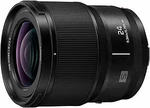 Panasonic Lumix S Series Camera Lens, 24mm f1.8 L-Mount Interchangeable Lens For Mirrorless Full Frame Digital Cameras, S-s24
