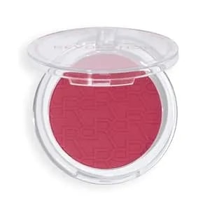 Revolution, Blusher Reloaded, Talc-Free Powder Blush With Matte Finish For Cheeks, Rich Pigment & Buildable, Vegan & Cruelty-Free, Bandit Pink