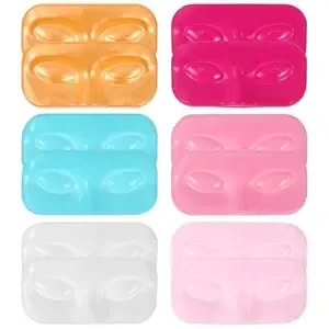 12pcs False Eyelash Storage Trays Premium Eyelash Holders Fake Lashes Reusable Lash Trays Compact Eyelash Organizers Lash Technicians