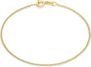 Amazon Essentials Sterling Curb Chain Bracelet