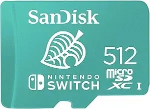 Sandisk 512gb Microsdxc-Card, Licensed For Nintendo -Switch - Sdsqxao-512g-Gnczn