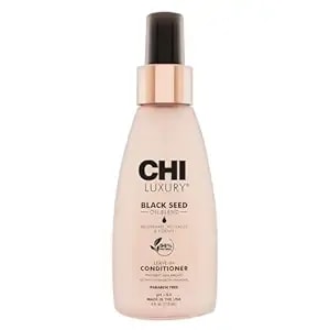 Chi Luxury Black Seed Oil Leave-In Conditioner, Moisturizing Treatment To Strengthen Hair, Thermal Protectant, Sulfate, Paraben & Gluten-Free, 4 Oz