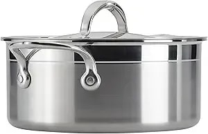 Hestan Probond Forged - Professional Clad Stainless Steel Soup Pot, 3 Quart, Induction Compatible