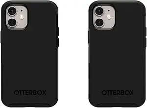 Otterbox Symmetry Case With Magsafe For Iphone 12 Mini - Non-Retail Packaging - Black - 2 Pack