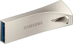 Samsung Bar Plus 256gb - 400mb/S Usb 3.1 Flash Drive Champagne Silver (Muf-256be3/Am)