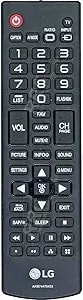 Lg Electronics akb74475433 Tv Remote Control For 42lx330c, 42lx530s, 43lx310c, 49lx310c, 49lx341c, 49lx540s, 55lx341c, 55lx540s, 60lx341c, 60lx540s, 65lx341c, 65lx540s