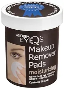Andrea Eye Q'S Moisturizing Makeup Remover, 65 Pads