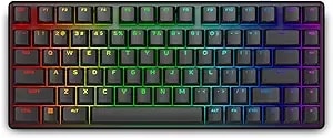 Alienware Pro Wireless Gaming Keyboard - Bluetooth 5.1/2.4 Ghz Radio Frequency Connectivity, Linear Mechanical, Hot-Swappable Switches, Tri Mode Connectivity, Adjustable Height - Dark Side Of The Moon