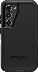 Otterbox Galaxy s23 Defender Series Case - Black, Rugged & Durable, With Port Protection, Includes Holster Clip Kickstand