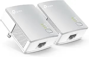 Tp-Link av600 Powerline Ethernet Adapter Kit - Gigabit Port, Plug Pair &Play, Power Saving, Nano Sized Powerline Network Adapter (Tl-pa4010 Kit)