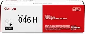 Canon Genuine 046 Black Toner Cartridge High Capacity Compatible With lbp654cdw, mf731cdw, mf733cdw, mf735cdw