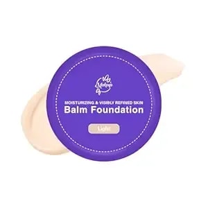 Balm Foundation For Mature Skin, Tattoo Cover Up, Hydrating Full Coverage, Long-Lasting & Waterproof For All Skin Types, Portable 20g(Light)