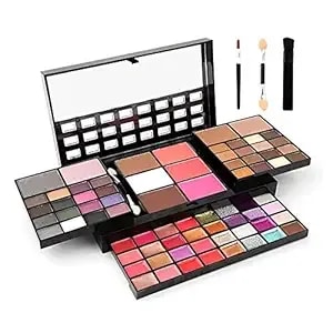 Makeup Kit For Women Full Kit Including 36 Eyeshadow Make Up,16 Lip Gloss,12 Glitter Cream, 4 Concealer, 3 Blusher,1 Bronzer, 2 Highlight And Contour - All In One Make-Up Kit 74 Colors