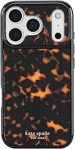 Kate Spade New York Iphone 17 Pro Case - Compatible With Magsafe - Designer Phone Case - Tortoise