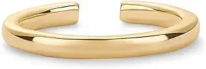 Pavoi 18k Gold Plated Toe Rings For Women - Trendy Criss-Cross And Classic Band Toe Ring