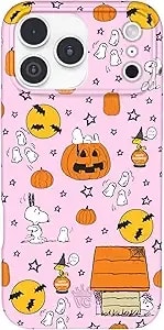 Velvet Caviar Case For Iphone 17 Pro Max - Compatible With Magsafe - 10ft Drop Tested - Protective Designer Cases - Pink Pumpkin Snoopy