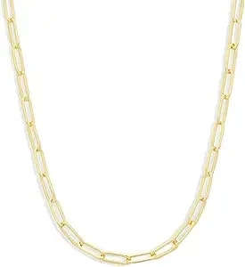 Amazon Essentials Necklace Paperclip Chain