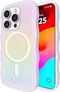 Kate Spade New York Iphone 15 Pro Case, Compatible With Magsafe - Wavy Iridescent