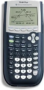 Texas Instruments Ti-84 Plus Graphics Calculator, Black 320 X 240 Pixels (2.8" Diagonal)