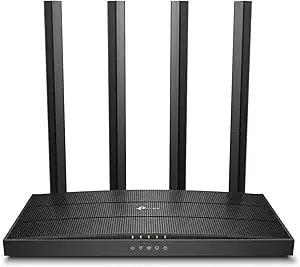 Tp-Link ac1200 Gigabit Wifi Router (Archer a6) - Dual Band Mu-Mimo Wireless Internet Router, 4 X Antennas, Onemesh And Ap Mode, Long Range Coverage