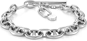 Fossil Women'S Heritage D-Link Stainless Steel Chain Bracelet (Model: ja7244040)