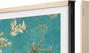 Samsung 50” The Frame Tv Customizable Bezel, Magnetic, Quick And Easy Installation, Vg-scfc50sgmza, 2023, Sand Gold Metal