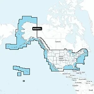 Garmin U.S. & Coastal Canada - Lakes, Rivers And Coastal Marine Charts - Garmin Navionics+™ - nsus001l - Microsd™/Sd™ And One-Year Subscription