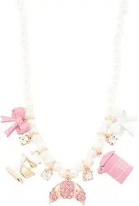 Betsey Johnson Baby Cakes Pearl Charm Necklace