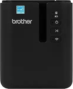 Brother P-Touch Pt-p950nw Industrial Network Laminate Label Printer, Up To 36 Mm Labels, Standard Usb 2.0 And Serial, Ethernet, Built-In Wi-Fi®, Optional Bluetooth®,Black