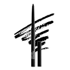 Wet N Wild Mega Last Breakup Proof Waterproof Retractable Gel Eyeliner - Ultra Pigmented 16-Hour Long Wear, Smudge Proof Satin Finish Formula, Cruelty-Free & Vegan - Charcoal