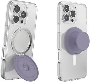 Popsockets Kick-Out Grip For Magsafe, Adjustable Kickstand For Portrait Or Landscape, Magnetic Stand, Purple - Dusk