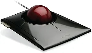 Kensington Wired Slimblade Trackball Mouse (k72327u), Black
