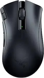 Razer Deathadder v2 X Hyperspeed: Award-Winning Ergonomic Design - Ultra-Fast Wireless - 235hr Battery Life - 7 Programmable Buttons - Gen 2 Mechanical Switches - 5g 14k Dpi Optical Sensor