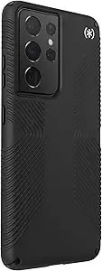 Speck Products presidio2 Grip Samsung Galaxy s21 Ultra 5g Case, Black/Black/White