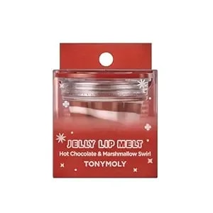 Tonymoly Hot Chocolate & Marshmallow Swirl Jelly Lip Melt – Hydrating & Nourishing Lip Balm With Subtle Brown Tint, Non-Sticky Glossy Finish, Limited Edition Korean Lip Care For Soft, Smooth Lips
