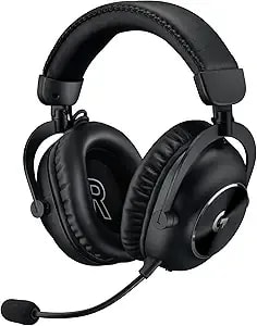Logitech G Pro X 2 Lightspeed Wireless Gaming Headset, Detachable Boom Mic, 50mm Graphene Drivers, Dts:X Headphone 2.0—7.1 Surround, Bluetooth/Usb/3.5mm Aux, For Pc, ps5, ps4, Nintendo Switch - Black