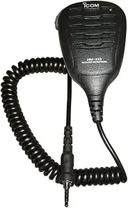Icom Hm-213 Waterproof Floating Speaker/Microphone, Black, One Size