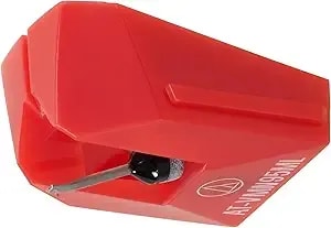 Audio-Technica At-vmn95ml Microlinear Replacement Turntable Stylus Red