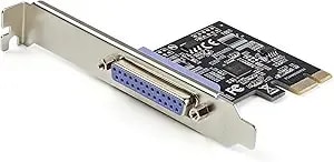 Startech 1-Port Parallel Pcie Card - Pci Express To Parallel db25 Adapter Card - Desktop Expansion Lpt Controller For Printers, Scanners & Plotters - Spp/Ecp - Standard/Low Profile (pex1p2)