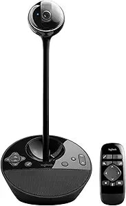 Logitech bcc950 Desktop Conferencing Solution, Full Hd 1080p b23 Calling, Hi-Definition Webcam, Speakerphone With Noise-Reducing Mic, For Skype, Webex, Zoom Pc/Mac/Laptop/Macbook - Black