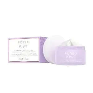 Foreo Kiwi Active Pore & Blackhead Mask, 3.5 Oz - Blackhead Remover - Clay Mask & Moisturizing Jojoba Oil - Pore Minimizer - Skin Purifying & Detox Face Mask - Vegan & Cruelty-Free - All Skin Types