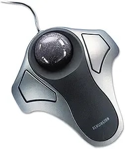 Kensington Orbit Optical Trackball Mouse, Usb 2.0, Left/Right Hand Use, Black/Silver