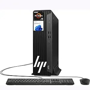 Hp Desktop Pc Elite Sff g9 - 6-Core 5ghz Ryzen-5 Processor(1.3 Times Faster Than Intel i7-1255u) - 16gb ddr5 Ram, 512gb Ssd - Wifi - Bluetooth - Hdmi, Usb, Rj-45 - Windows 11 Pro - Wired Kb & Mouse