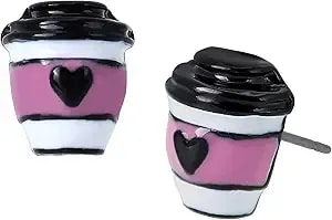Betsey Coffee Cup Stud Earrings