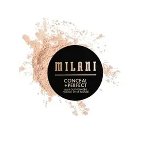 Milani Conceal + Perfect Setting Powder Makeup -Translucent Blur Out Talc-Free Formula, Pore Blurring Filtered Finish